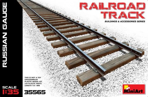 MiniArt 35565 Railroad Track (Russian Gauge) (1/35) Sín makett