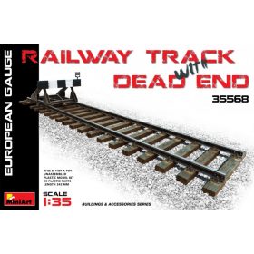   MiniArt 35568 Railway Track & Dead End (European Gauge) (1/35) Sín makett