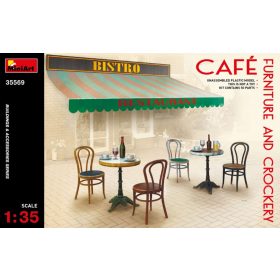   MiniArt 35569 Café Furniture & Crockery (1/35) Bútor makett
