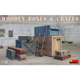 MiniArt 35581 Wooden Boxes & Crates (1/35) Láda makett