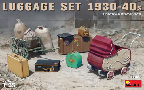 MiniArt 35582 Luggage Set 1930-40s (1/35) Poggyász makett