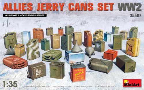 MiniArt 35587 Allies Jerry Cans Set WW2 (1/35) Kanna makett