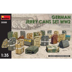MiniArt 35588 German Jerry Cans Set WW2 (1/35) Kanna makett