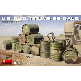   MiniArt 35592 U.S. Fuel Drums (55 Gals.) (1/35) Hordó makett
