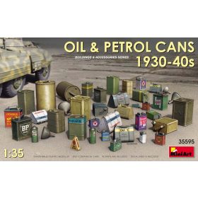 MiniArt 35595 Oil & Petrol Cans 1930-40s (1/35) Kanna makett