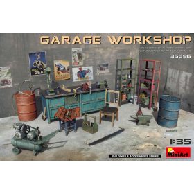 MiniArt 35596 Garage Workshop (1/35) Bútor makett
