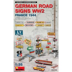   MiniArt 35600 German Road Signs WW2 France 1944 (1/35) Útjelző tábla makett