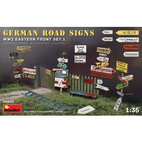   MiniArt 35602 German Road Signs WW2 Eastern Front Set 1 (1/35) Útjelző tábla makett