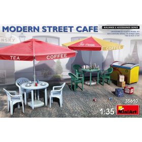 MiniArt 35610 Modern Street Cafe (1/35) Szék,Asztal makett
