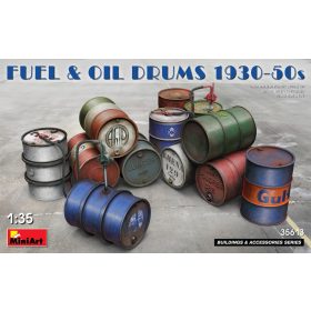 MiniArt 35613 Fuel & oil drums 1930-50s (1/35) Hordó makett