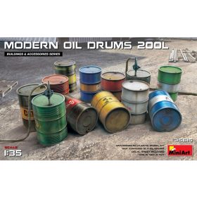 MiniArt 35615 Modern Oil Drums 200l (1/35) Hordó makett