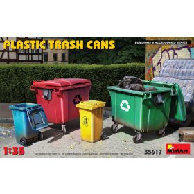 MiniArt 35617 Plastic Trash Cans (1/35) Szemetes makett