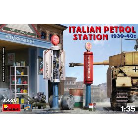   MiniArt 35620 Italian Petrol Station 1930-40s (1/35) Benzinkút makett