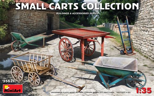 MiniArt 35621 Small Carts Collection (1/35) Szekér makett