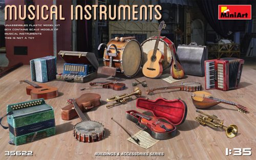 MiniArt 35622 Musical Instruments (1/35) Hangszer makett