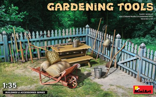 MiniArt 35641 Gardening Tools (1/35) Kerités makett