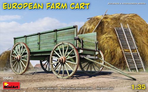 MiniArt 35642 European Farm Cart (1/35) Szekér makett