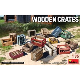 MiniArt 35651 Wooden Crates (1/35) Láda makett