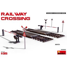 MiniArt 35666 Railway Crossing (1/35) útátjáró makett