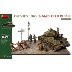   MiniArt 36064 Dresden 1945, Soviet T-34/85 Field Repair BIG SET 1/35 makett