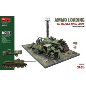   MiniArt 36071 Ammo Loading SU-85, GAZ-MM And Crew Big Set 1/35 makett