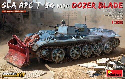 MiniArt 37028 SLA APC T-54 w/Dozer Blade. Interior Kit (1/35) Harcjármű makett