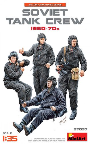 MiniArt 37037 Soviet Tank Crew 1960-70s (1/35) Katonai figura makett