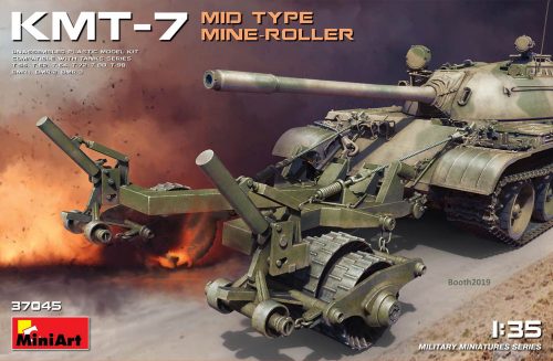 MiniArt 37045 KMT-7 Mid Type Mine-Roller (1/35) Harcjármű makett