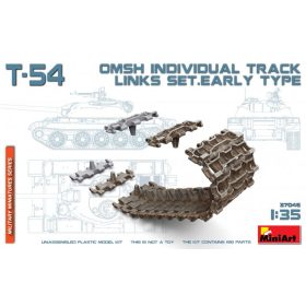   MiniArt 37046 T-54 OMSh Individual Track Links Set. Early Type (1/35) Lánctalp makett