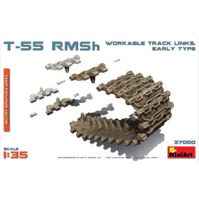   MiniArt 37050 T-55 RMSh Workable Track Links. Early Type (1/35) Lánctalp makett