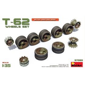 MiniArt 37060 T-62 Wheels Set (1/35) Lánctalp makett