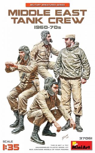 MiniArt 37061 Middle East Tank Crew 1960-70s (1/35) Katonai figura makett