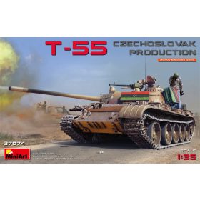   MiniArt 37074 T-55 Czechoslovak Prod (1/35) Harcjármű makett