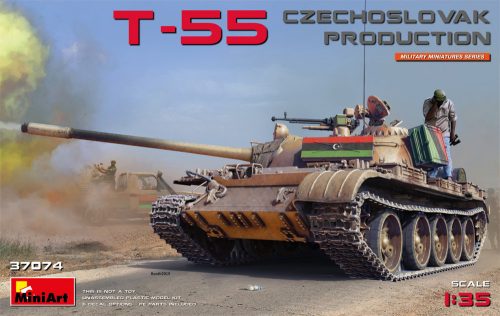 MiniArt 37074 T-55 Czechoslovak Prod (1/35) Harcjármű makett