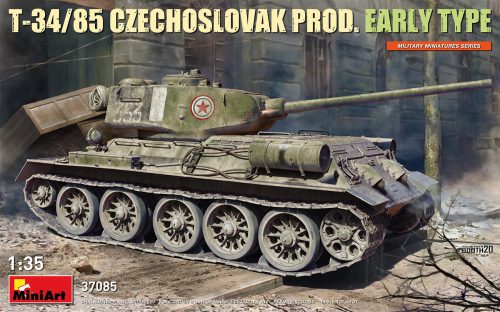 MiniArt 37085 T-34-85 Czechoslovak Production Early Type (1/35) Harcjármű makett