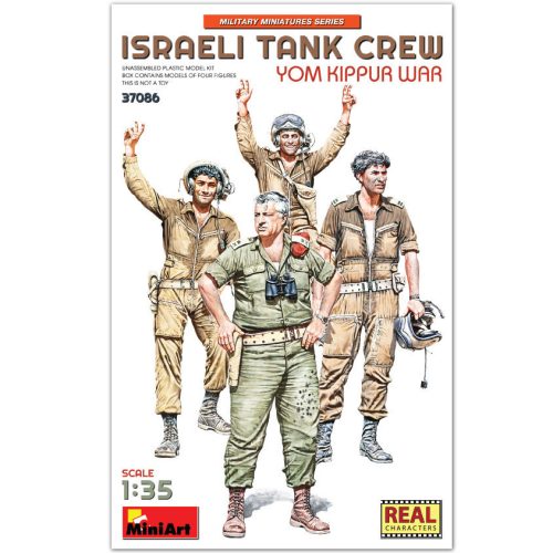 MiniArt 37086 Israeli Tank Crew. Yom Kippur War (1/35) Katonai figura makett