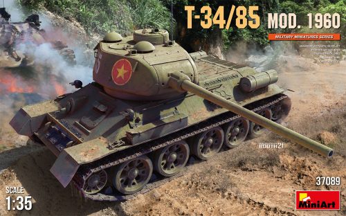 MiniArt 37089 T-34-85 Mod. 1960 (1/35) Harcjármű makett