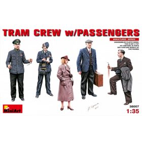   MiniArt 38007 Tram Crew with Passengers (1/35) Civil figura makett