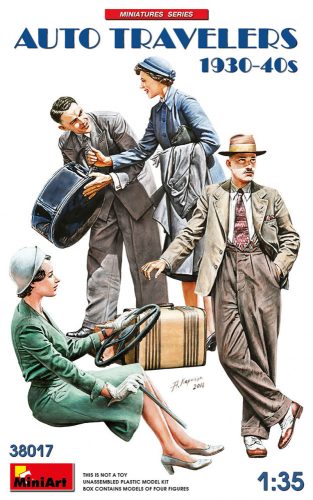 MiniArt 38017 Auto Travelers 1930-40s (1/35) Civil figura makett