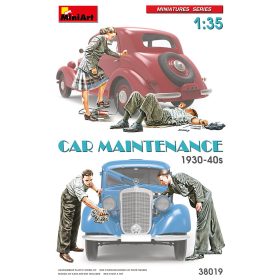   MiniArt 38019 Car Maintenance 1930-40s (1/35) Személyautó makett