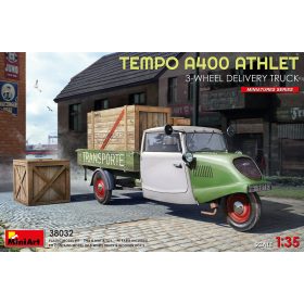   MiniArt 38032 Tempo A400 Athlet 3-Wheel Delivery Truck (1/35) Teherautó makett