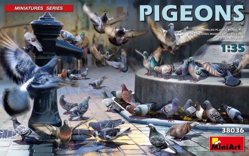 MiniArt 38036 Pigeons (1/35) Galamb makett