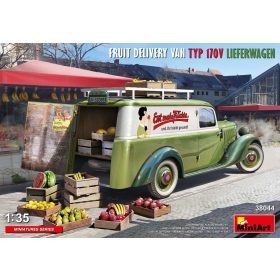   MiniArt 38044 Fruit Delivery Van Typ 170V Lieferwagen (1/35) Személyautó makett
