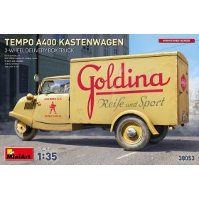   MiniArt 38053 Tempo A400 Kastenwagen 3-Wheel Delivery Box Truck (1/35) Teherautó makett