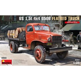   MiniArt 38056 Us 1,5T 4X4 G506 Flatbed Truck (1/35) Teherautó makett