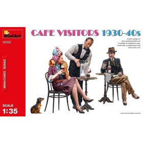   MiniArt 38058 Cafe Visitors 1930-40s (1/35) Civil figura makett