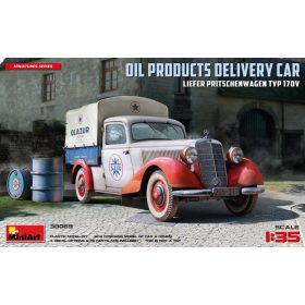   MiniArt 38069 1:35 Liefer Pritschenwagen Typ 170V Oil Products Delivery Car (1/35) Teherautó makett