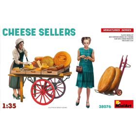 MiniArt 38076 Cheese Sellers (1/35) Civil figura,Sajt makett