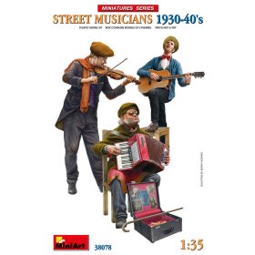   MiniArt 38078 Street Musicians 1930-40's (1/35) Civil figura makett