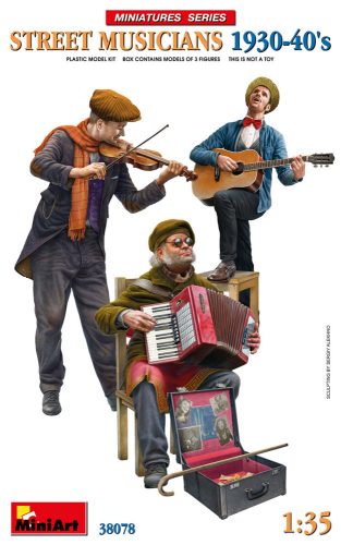 MiniArt 38078 Street Musicians 1930-40's (1/35) Civil figura makett